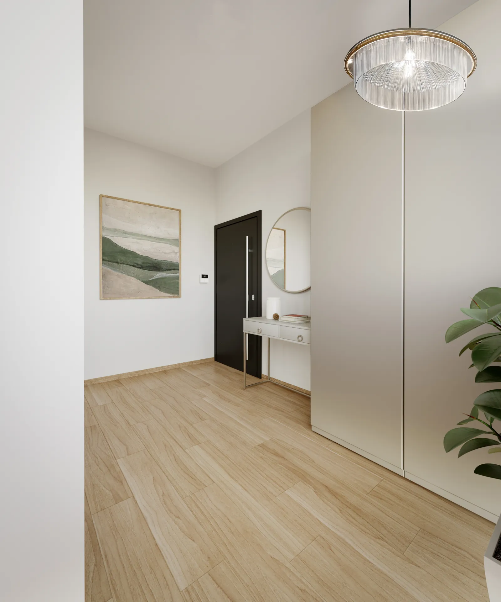 Zimmer mit grossem Einbauschrank